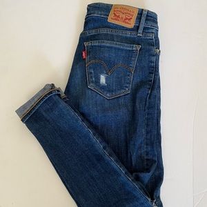 Levi’s Distressed Skinny Jeans Size 25